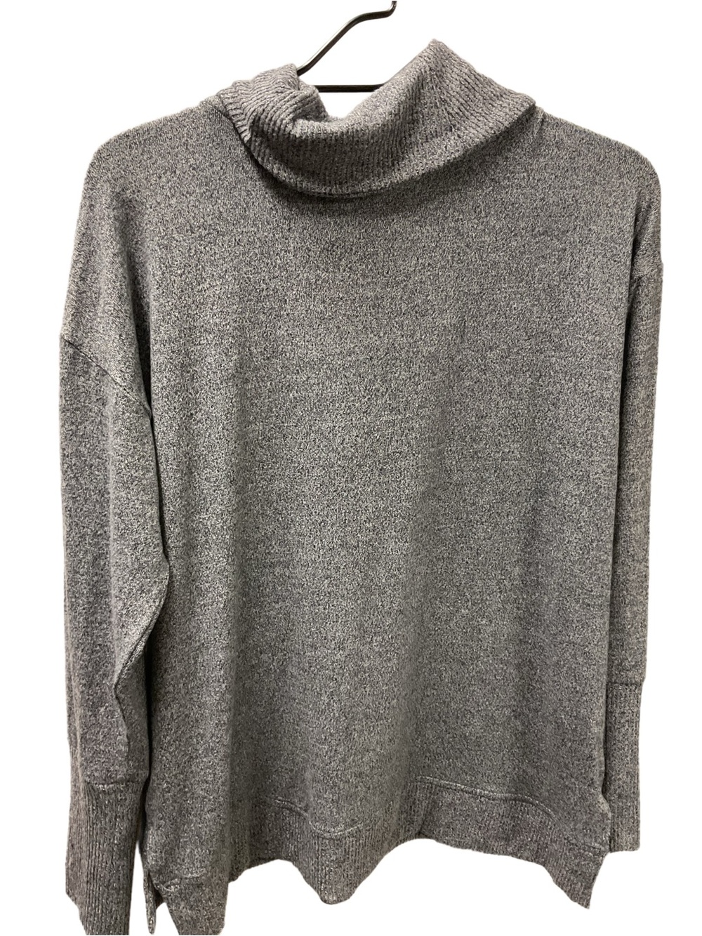 New Market & Spruce Heather Gray Cowl Neck Sweater